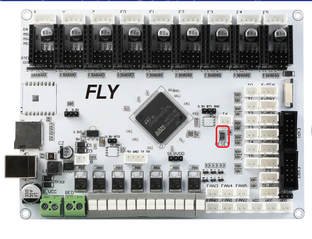 Fly-407ZG Reset button