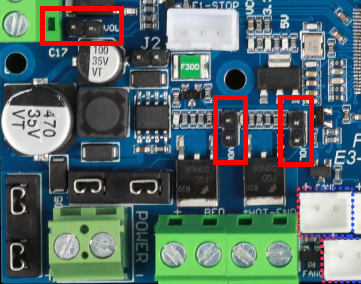 Fly-E3-Pro V3 12v Jumper Locations