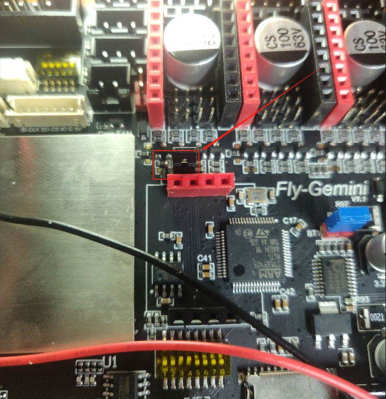 Install boot1 jumper