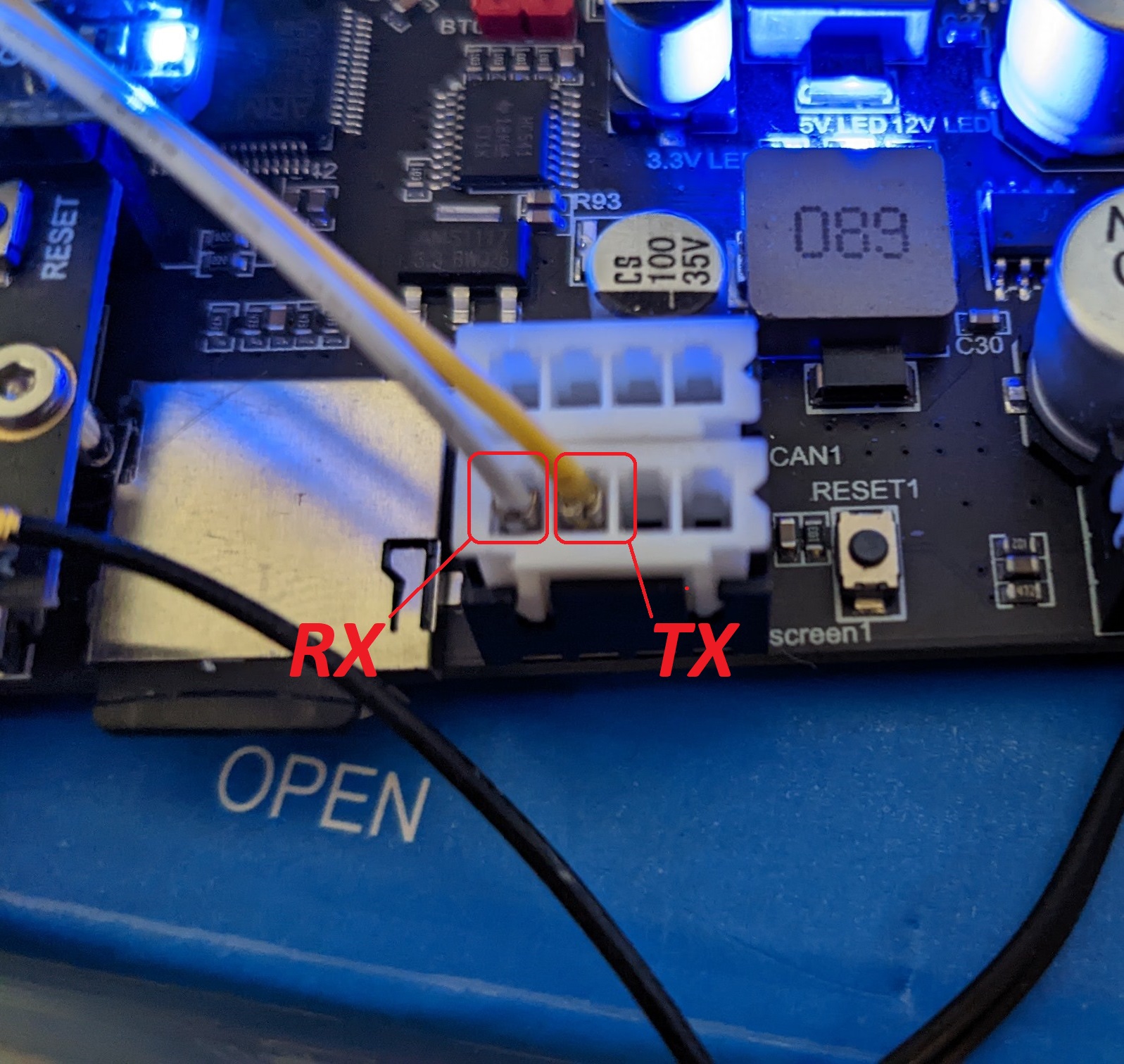 Serial Cable screen1 header