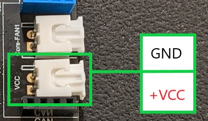 Fly Pi VCC Socket