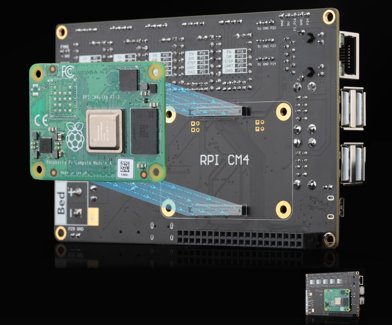Mounting the CM4 to the Fly puppet