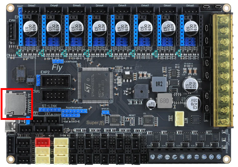 Fly-Super8Pro SD card