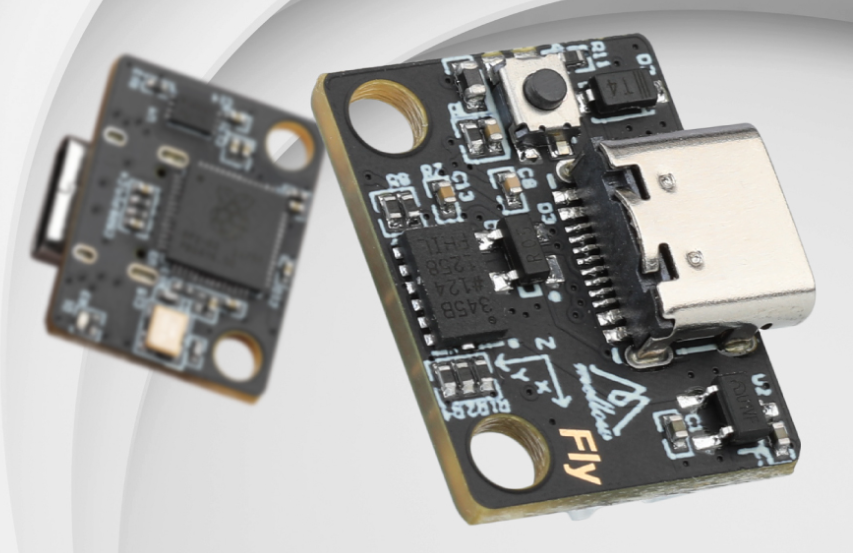 Fly-ADXL345-USB Front and Rear view