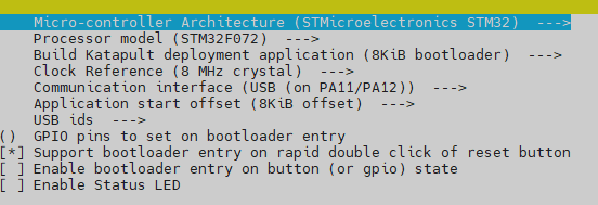 Katapult Menu Config USB