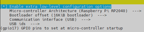 Klipper Menu Config USB